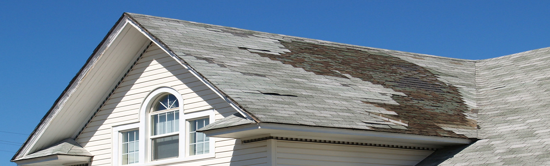 damaged shingles